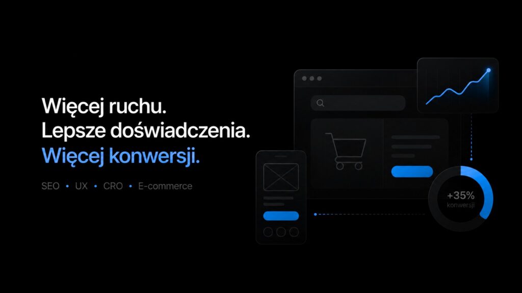 Kamil SEO, UX oraz CRO - hero image